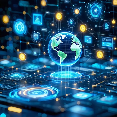 Smart banking workflow automation with interconnected AIdriven processes, optimizing efficiency and decisionmaking in a futuristic financial environme Smart banking workflow automation with interconnected AIdriven processes, optimizing efficiency and decisionmaking in a futuristic financial environme