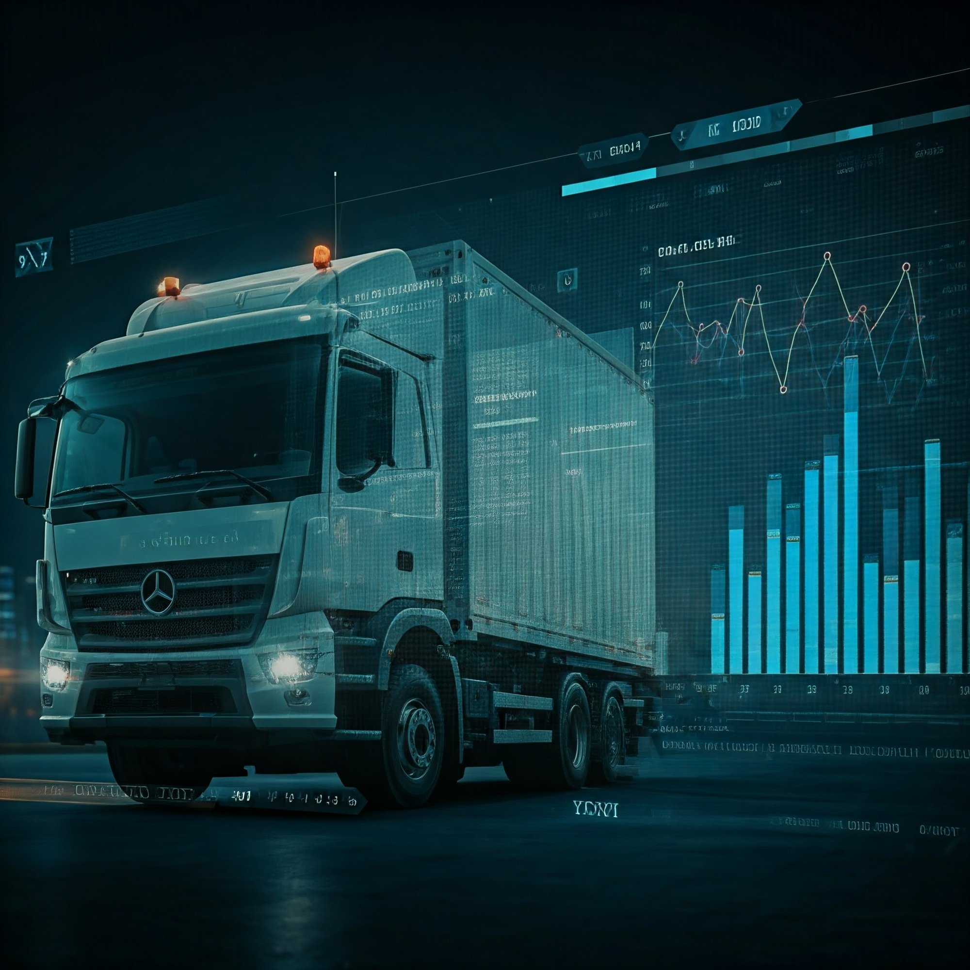Image of AI for Fleet management.