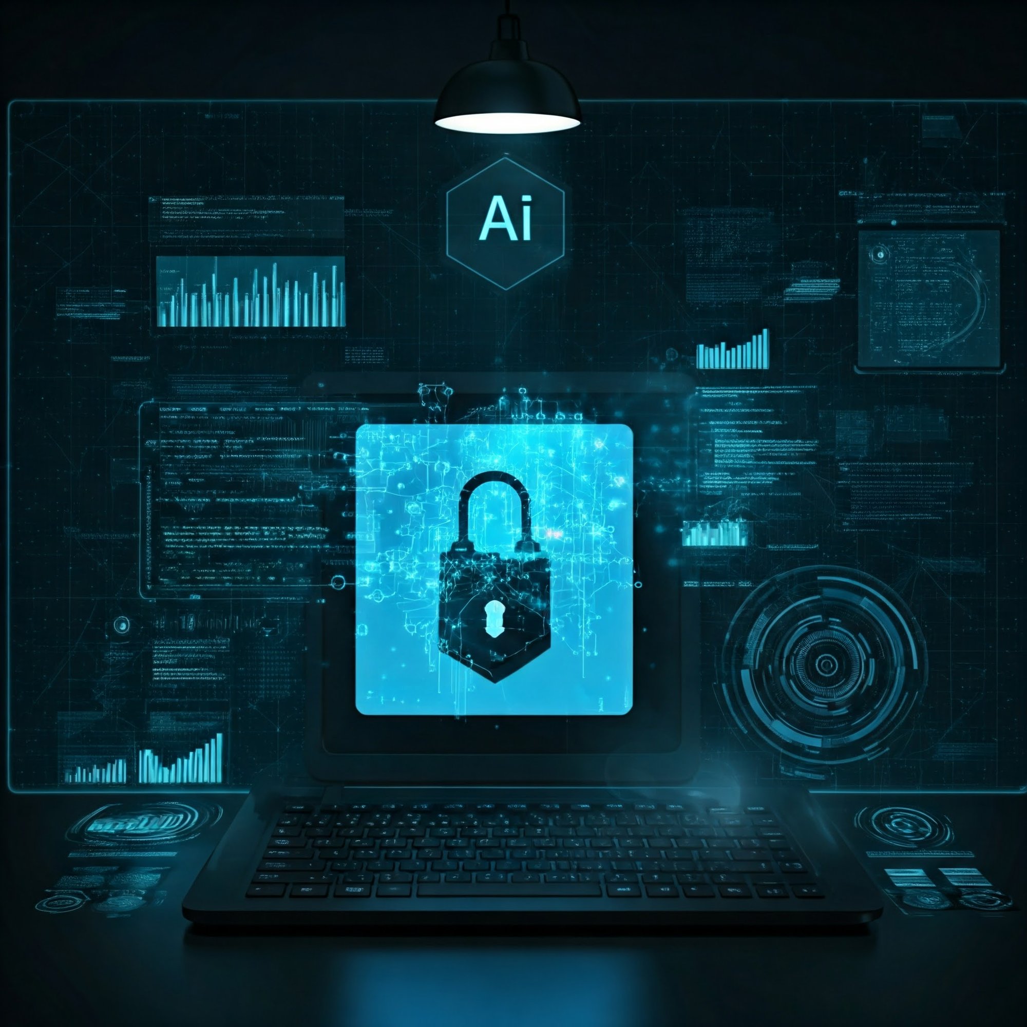 illustration of Automated Threat Response with AI Cybersecurity 