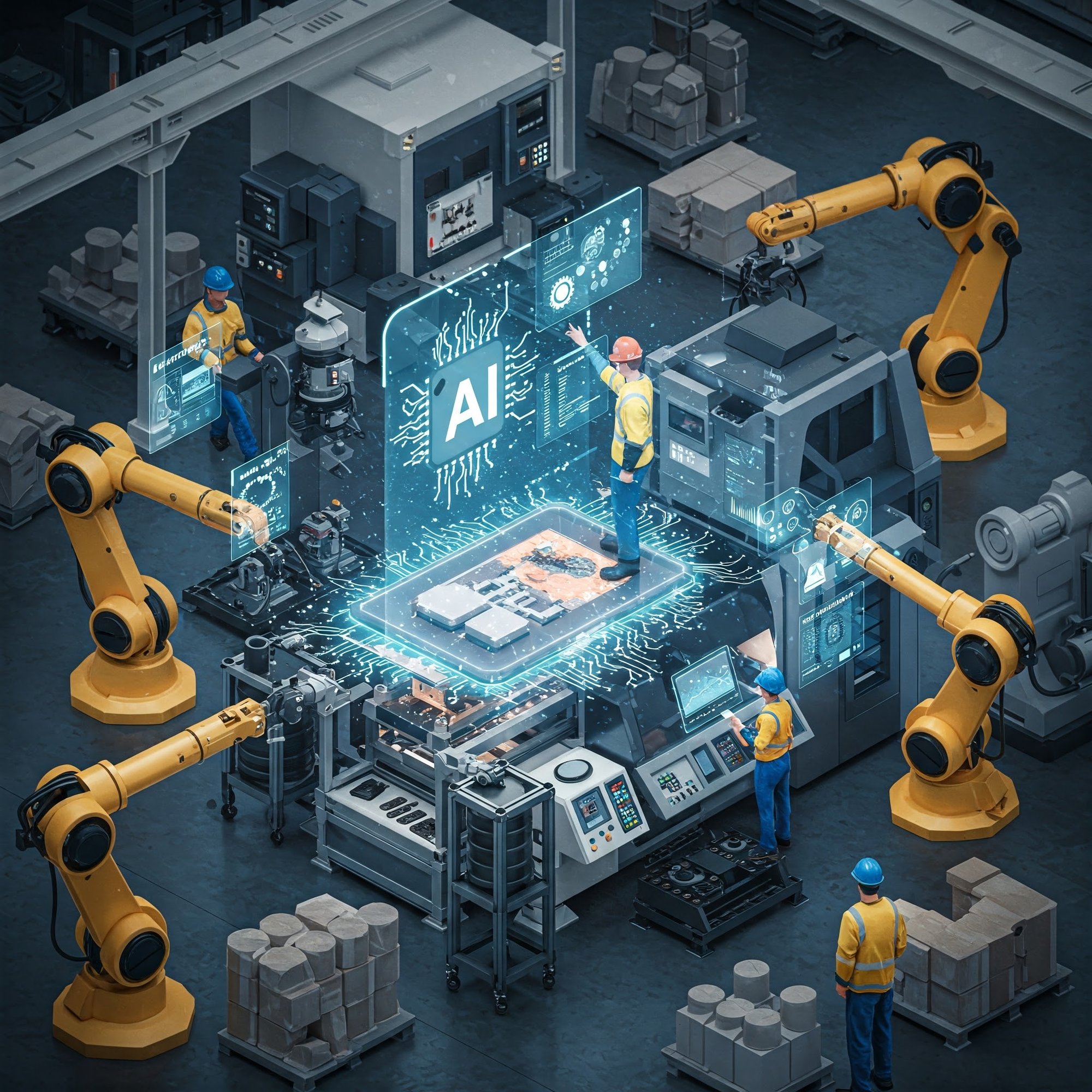 Maximize Efficiency and Productivity with Custom AI for Manufacturing